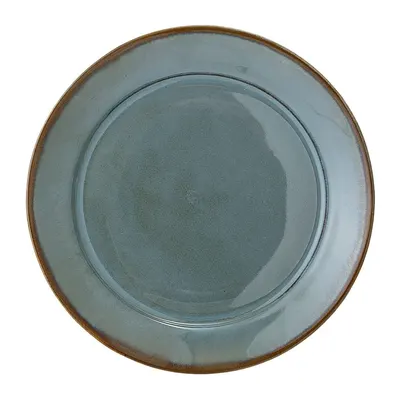 Farfurie de desert din gresie ceramică Bloomingville Pixie, ø 20 cm, verde-maro