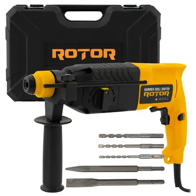 Ciocan rotopercutor ROTOR RRH700 , Putere 700W , 870 RPM