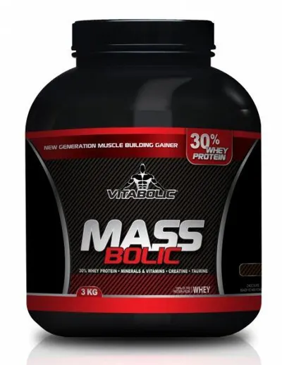 Gainer pentru creșterea masei musculare MassBolic Cookies and Cream 3 kg
