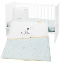 Set dormitor bebelus din 3 piese KikkaBoo Stripy Friends
