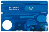 Cuțit de buzunar elvețian Victorinox - SwissCard Lite, 13 functii, albastru