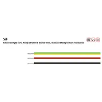 Cablul electric siliconic SiF 23601 1x1.5 mm² negru – Rezistent la temperaturi inalte, flexibil si fara halogeni pentru aplicatii industriale