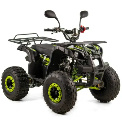 Atv copii XTR 006 Phyton, roti 8 inch, 110cc, 4 timpi, 3+1, pornire electrica, culoare gri lime