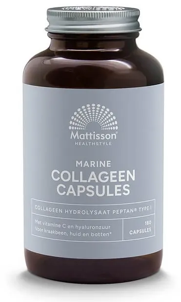 Marine Collagen Peptan Type I, 180 capsule, Mattisson Healthstyle