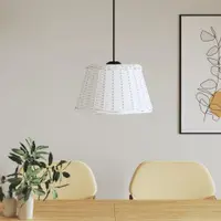 Gossi abajur lustra, alb, Ø50x30 cm, rachita