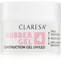 Claresa Rubber Gel Construction Gel UV/LED Gel pentru extensiile unghiilor culoare 04 45 g
