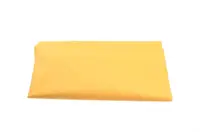 Cearsaf pat 90x200x10 cm bumbac model galben