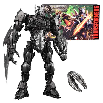 Figurina copii, Hasbro, Transformers, Va permite sa asamblati in detaliu, PVC, ABS si PA66, Inaltime 22 cm, 8 ani+, Scourge