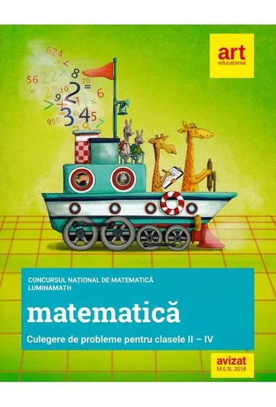 Clasele a II-a, a III-a și a IV-a. Concursul național de MATEMATICĂ LuminaMath - Paperback - ***