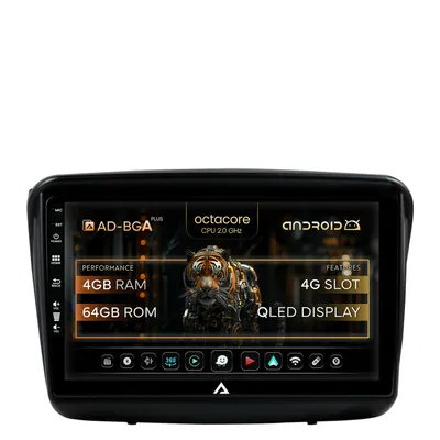 Navigatie Mitsubishi L200 Pajero Sport, Android, A-Octacore 4GB RAM + 64GB ROM, 9 Inch - AD-BGA9004+AD-BGRKIT278