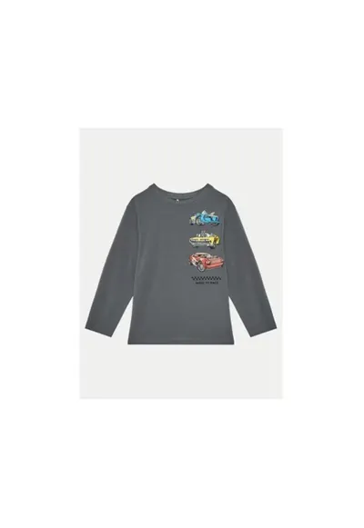 Bluza baieti - 304719172 - Bumbac - Gri - Gri