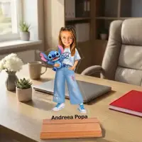 Caricatura pentru Fetita - Statueta Personalizata tip Trofeu