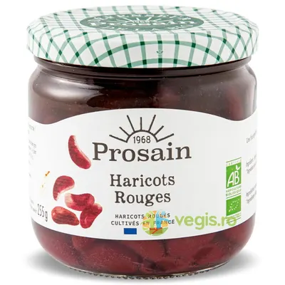 Boabe de Fasole Rosie la Borcan Ecologica/Bio 345g