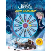 Disney. Regatul de gheata 2. Carte de colorat. 12 creioane mici pentru maini de pitici