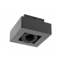 Spot - Ceiling fixture ASTER, AC220-240V, 50/60 Hz, GU10, max.20W , IP20, aluminum, single, black