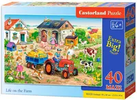 Puzzle Castorland din 40 XXL de piese - Viata la ferma