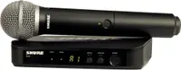 Sistem de microfon wireless Shure - BLX24E/PG58-H8E, negru