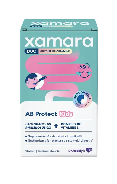 Xamara Duo AB Protect Kids, 10 plicuri, Dr. Reddys