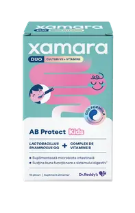 Xamara Duo AB Protect Kids, 10 plicuri, Dr. Reddys