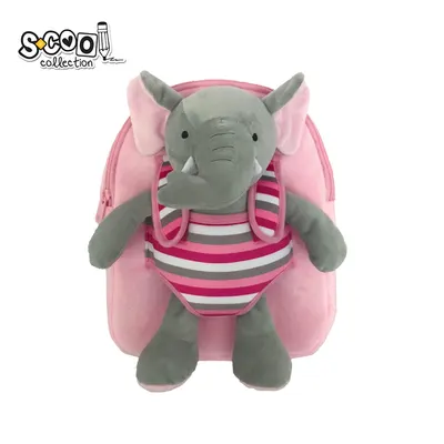 Ghiozdan neechipat baby animals, elephant, 28x23x8 cm, S-COOL