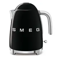 Ceainic electric negru din oțel inoxidabil 1,7 l Retro Style – SMEG