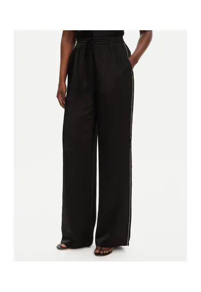 Pantaloni eleganti pentru dama largi - negru