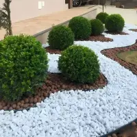 Mozaic/Piatra Decorativa Alba 8-16 mm la sac de 50 kg