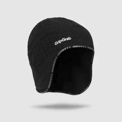 Gripgrab Aviator Windproof Deep Winter Skull Cap Black - S (54-57 Cm)