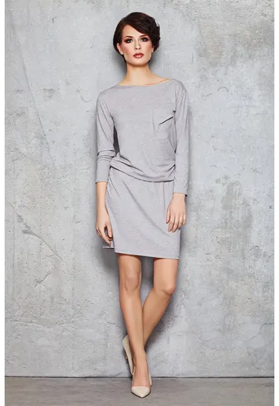Rochie dama Viscoza - M041 - Gri