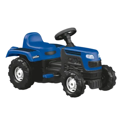 Tractor cu pedale copii, albastru, 3 ani+, Dolu 8045
