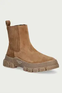 Weekend Max Mara ghete scurte pentru femei din piele întoarsă