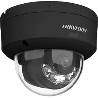 Camera de supraveghere IP Dome 6MP Smart Hybrid Light with ColorVu Hikvision DS-2CD2167G3-LIS2UY(2.8MM)/BK, lentila fixa 2.8mm,