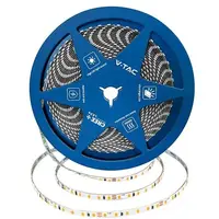 Banda LED 5MM 8W/M 24V IP20 rola 10M 4000K cip CREE V-TAC SKU-240816