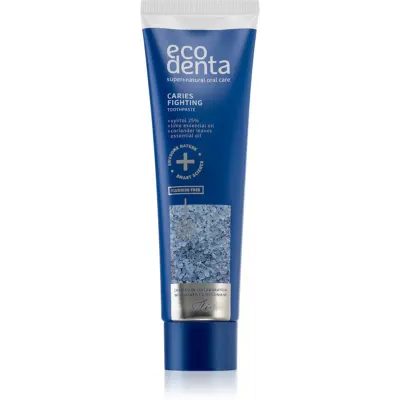 Ecodenta Expert Caries Fighting pastă de dinți fără fluor impotriva cariilor dentare 100 ml