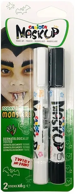 Cacioci de pictat pe fata Carioca Mask up - Monstru, 2 culori
