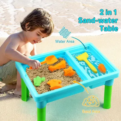 Set de joaca 3in1 pentru plaja si gradina cu cort Matadi Ocean,15 accesorii incluse,2 pistoale de apa caluti de mare