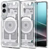 Husa MagSafe pentru Samsung Galaxy S25 Edge S937, Spigen, Ultra Hybrid Zero One, Alba ACS09417