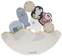 Joc de echilibru din lemn Viga Toys PolarB - eschimoși