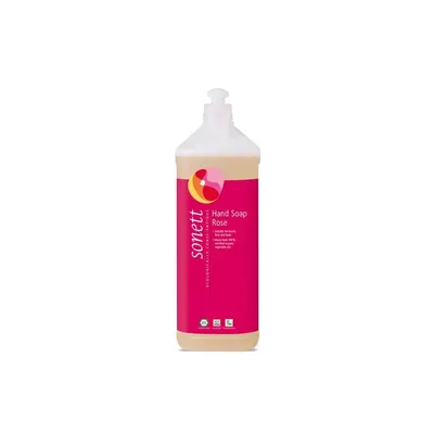 Sapun lichid pentru maini cu trandafir ecologic 1l Sonett