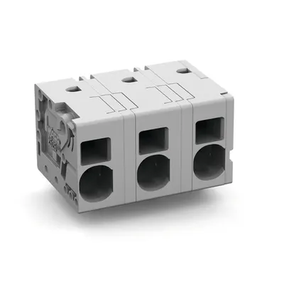 PCB terminal block; 6 mm²; Pin spacing 12.5 mm; 11-pole; Push-in CAGE CLAMP®; 6,00 mm²; gray