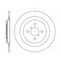 Disc frana REMSA 61173.00