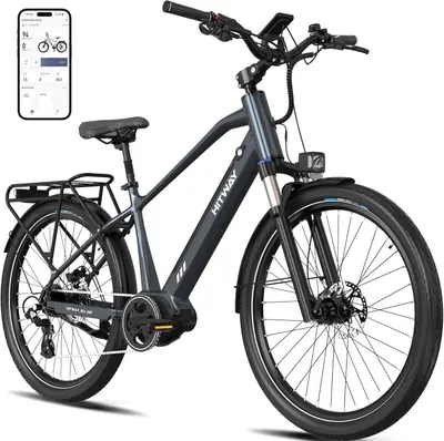 Bicicletă electrică de oraș motor central 75nm gps bk33