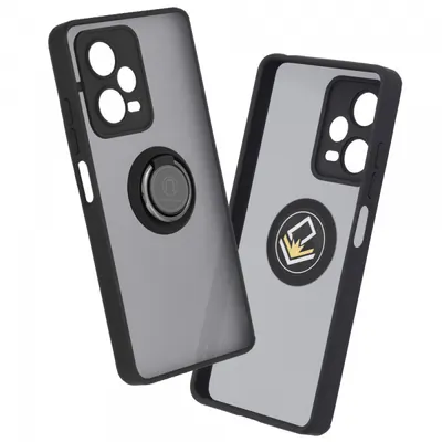 Husa pentru Xiaomi Redmi Note 12 Pro+, Techsuit, Glinth, Neagra