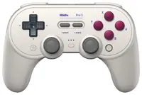 Controller wireless 8BitDo - Pro 2, Hall Effect Edition, G Classic, alb (Nintendo Switch/PC)