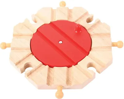 Jucarie din lemn Bigjigs - Platforma reversibila, cu 8 directii