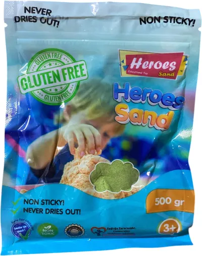 Nisip de joacă Heroes - Albastru, 500 g