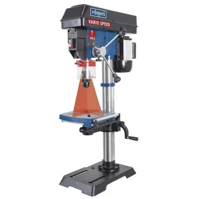 Masina de gaurit cu coloana de foraj DP18VARIO Scheppach 5906807901, 550 W, O16 mm
