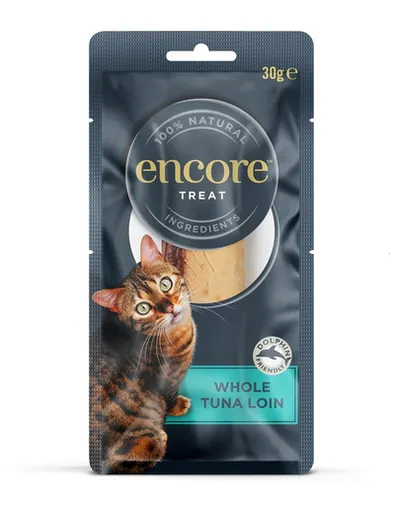 ENCORE Cat Treat Whole Tuna Loin recompensă file de ton pentru pisici 30 g