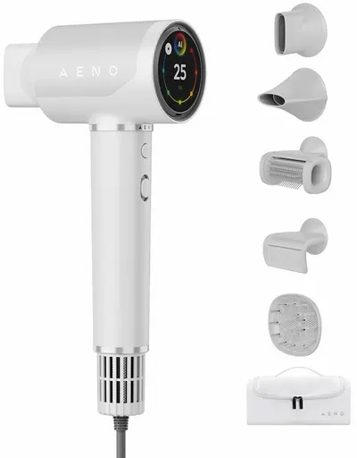 Uscător de păr AENO - AHD0005W, 1500W, 3 viteze, alb