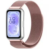 Curea Techsuit W009 pentru Huawei Band 11 / 11 Pro, Roz